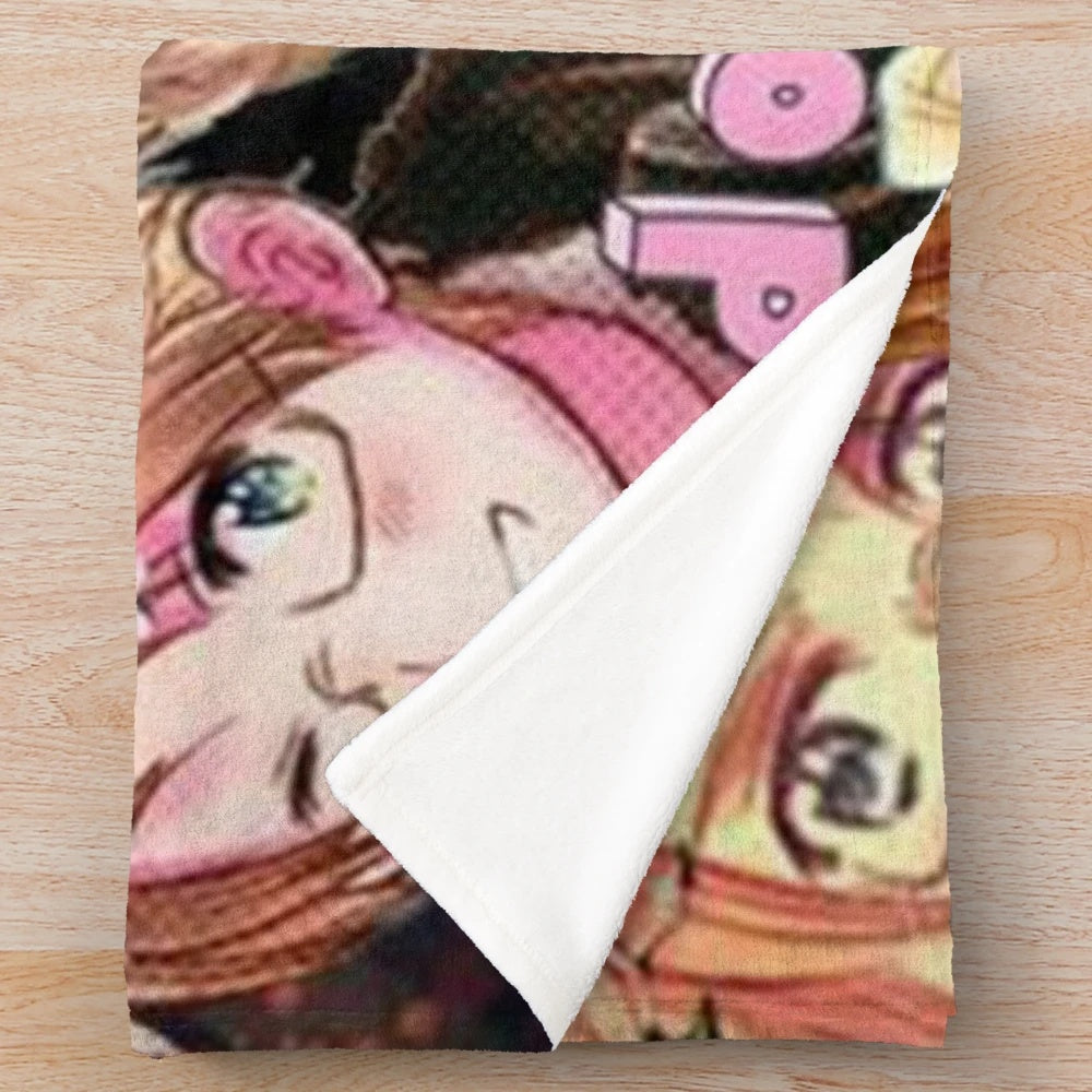 Soft and Cozy Hetalia-Inspired America Plush Blanket