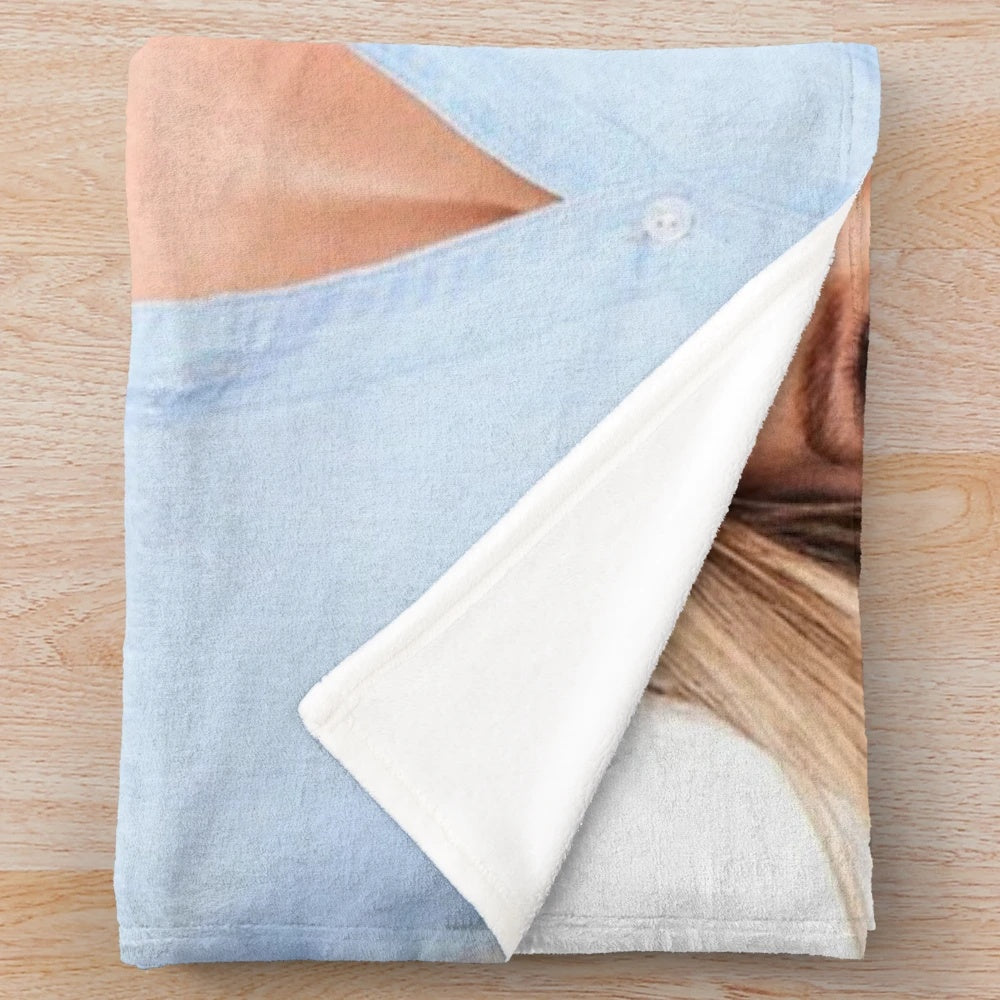 Soft and cuddly plush blanket featuring Hilary Duff, popular singer and actress