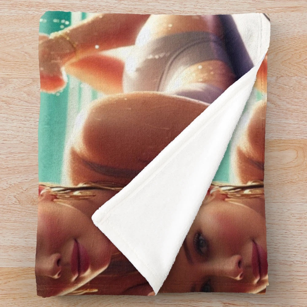Hilary Duff inspired plush blanket