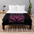 Him band plush blanket with soft, cozy material