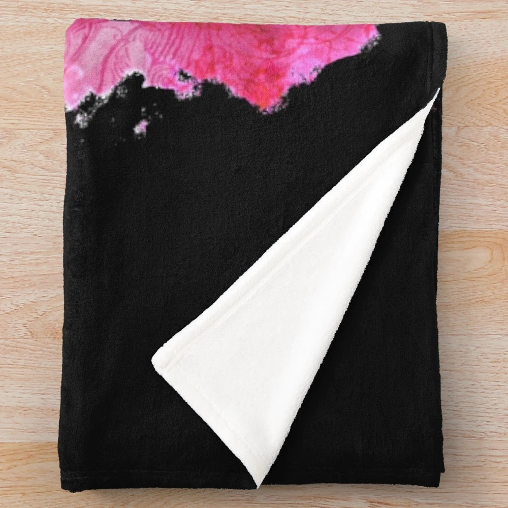 Soft and plush Him band themed blanket