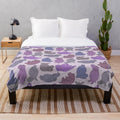 Hippo Workout Plush Blanket