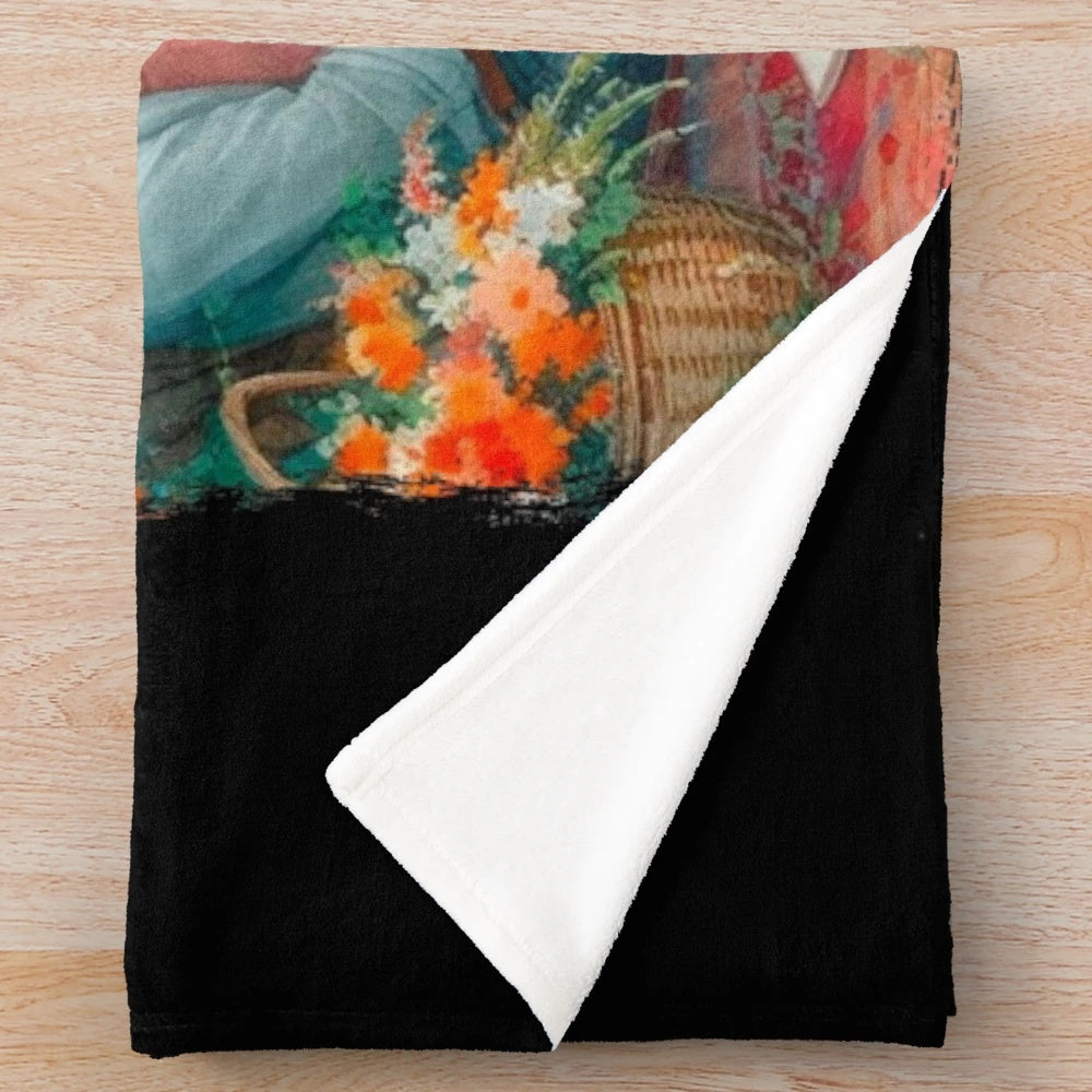 Hobbies Plush Blanket featuring a variety of hobby-themed designs