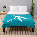 Soft and warm hockey plush blanket