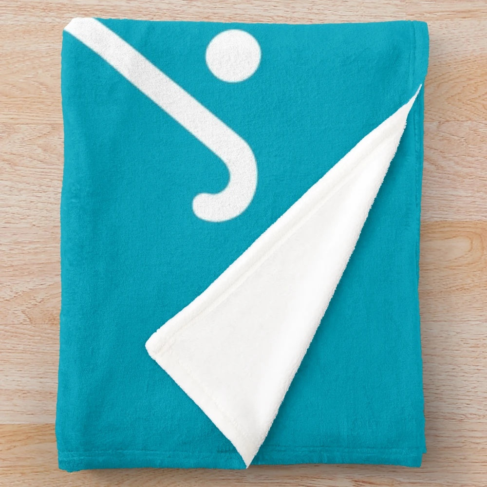 Soft and warm hockey plush blanket