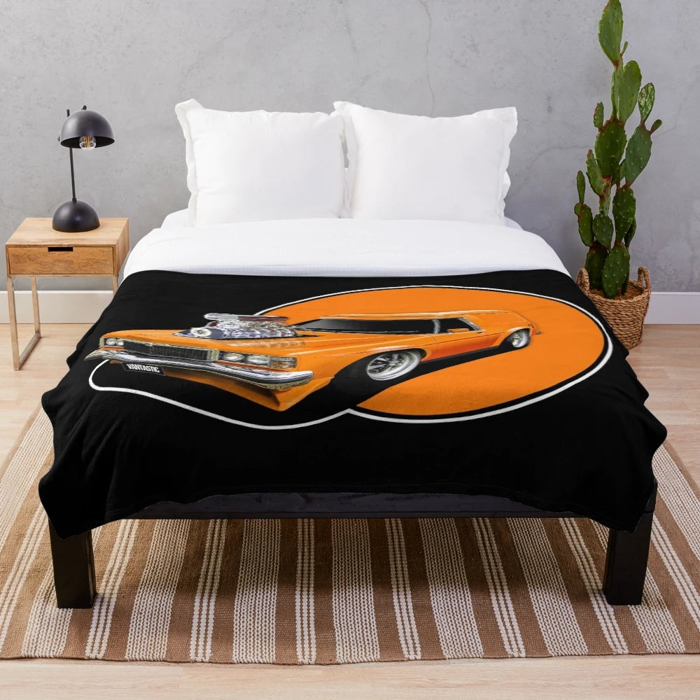 Holden Sandman-inspired plush blanket