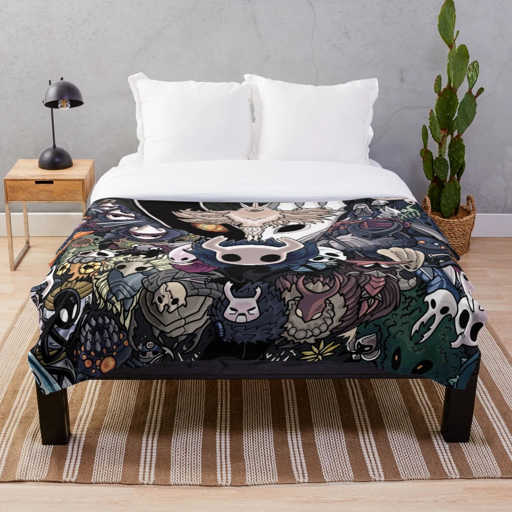 Hollow Knight Inspired Plush Blanket