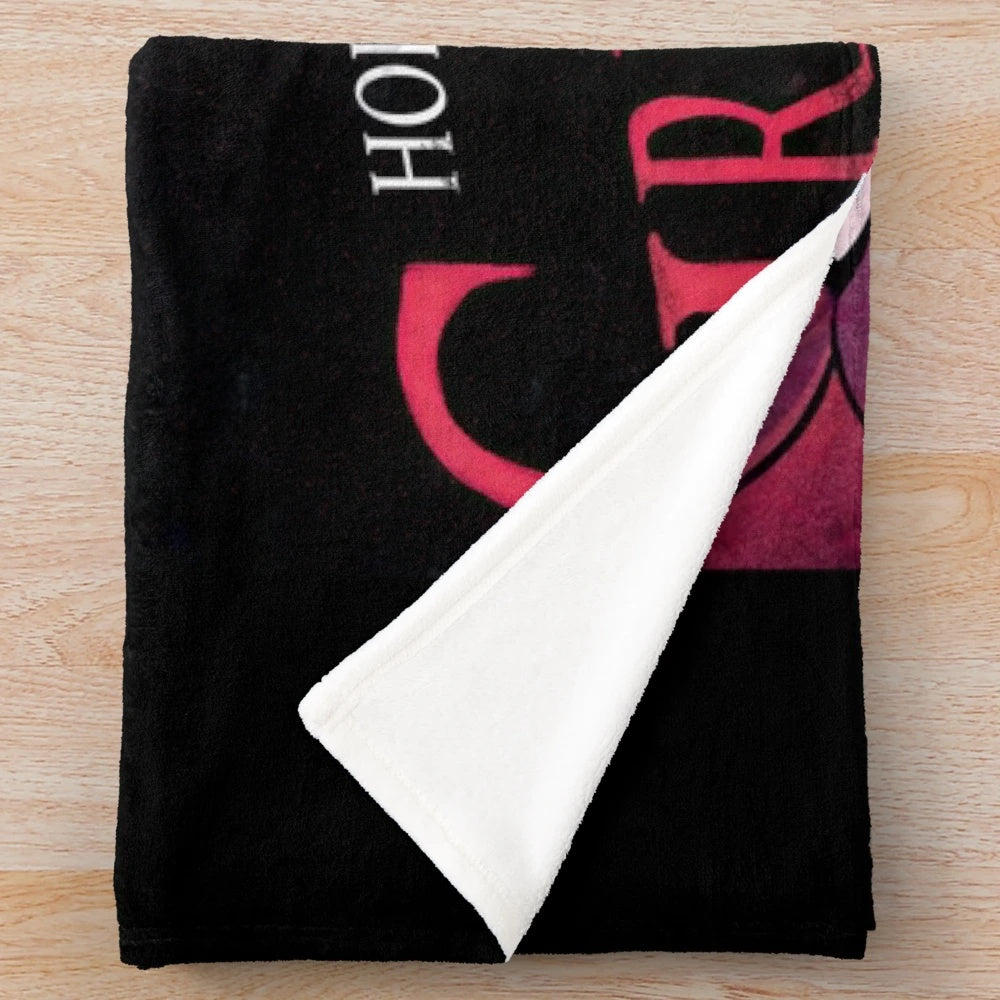 Hollow Knight Themed Plush Blanket with Grimm Troupe Characters