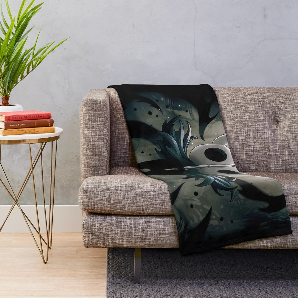Hollow Knight inspired plush blanket