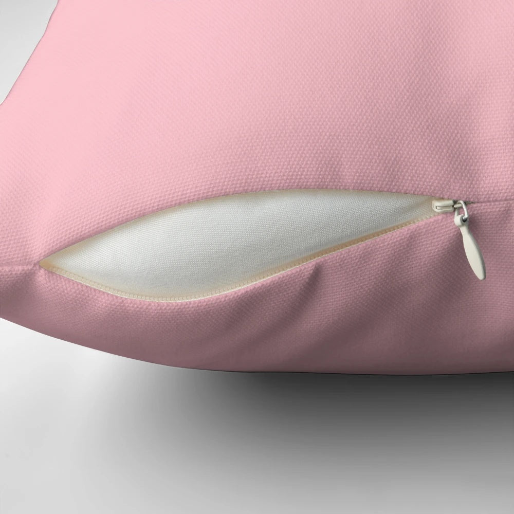 A plush pillow featuring the text "Go Away" on a background reminiscent of the Australian TV show Home and Away.