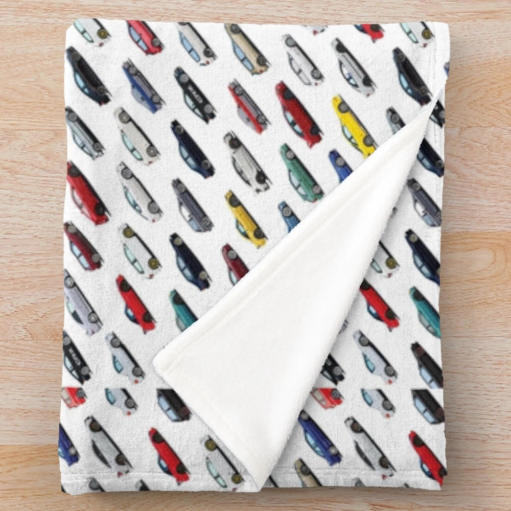 Honda-themed plush blanket for car enthusiasts