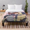 Soft, cuddly plush blanket featuring the beloved Horimiya anime couple