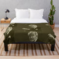 Vincent Price Plush Blanket - Horror Movie Themed Home Decor
