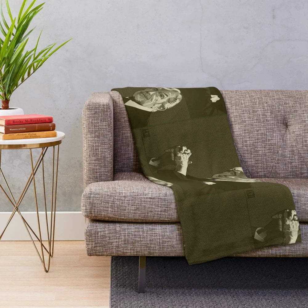Vincent Price Plush Blanket - Horror Movie Themed Home Decor