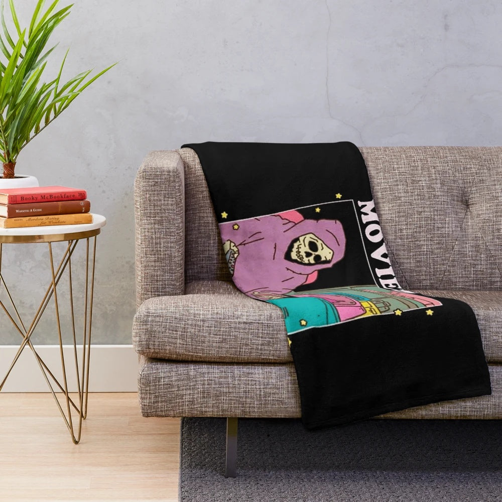 Plush Horror Movie Themed Blanket