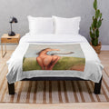 Soft and Cuddly Horse Plush Blanket for Nursery or Bedroom