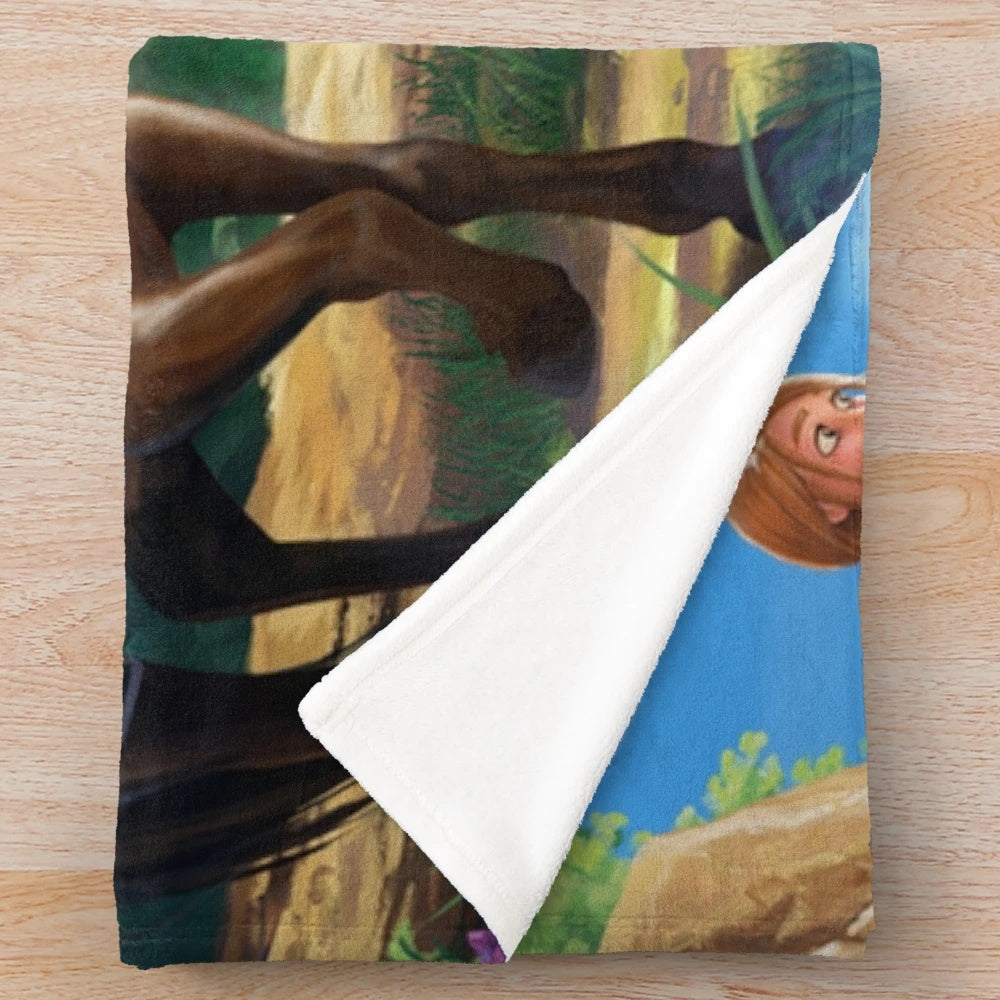 Soft and cuddly horse plush blanket inspired by the Star Stable online game