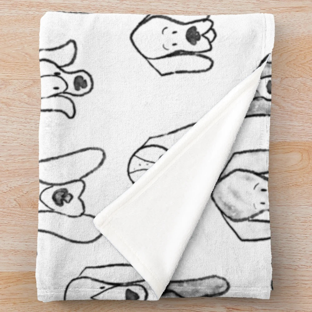 Hound dog breed plush blanket