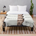 House MD Plush Blanket with Medical Design