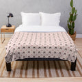 Genshin Impact Hu Tao inspired plush blanket with cute character pattern