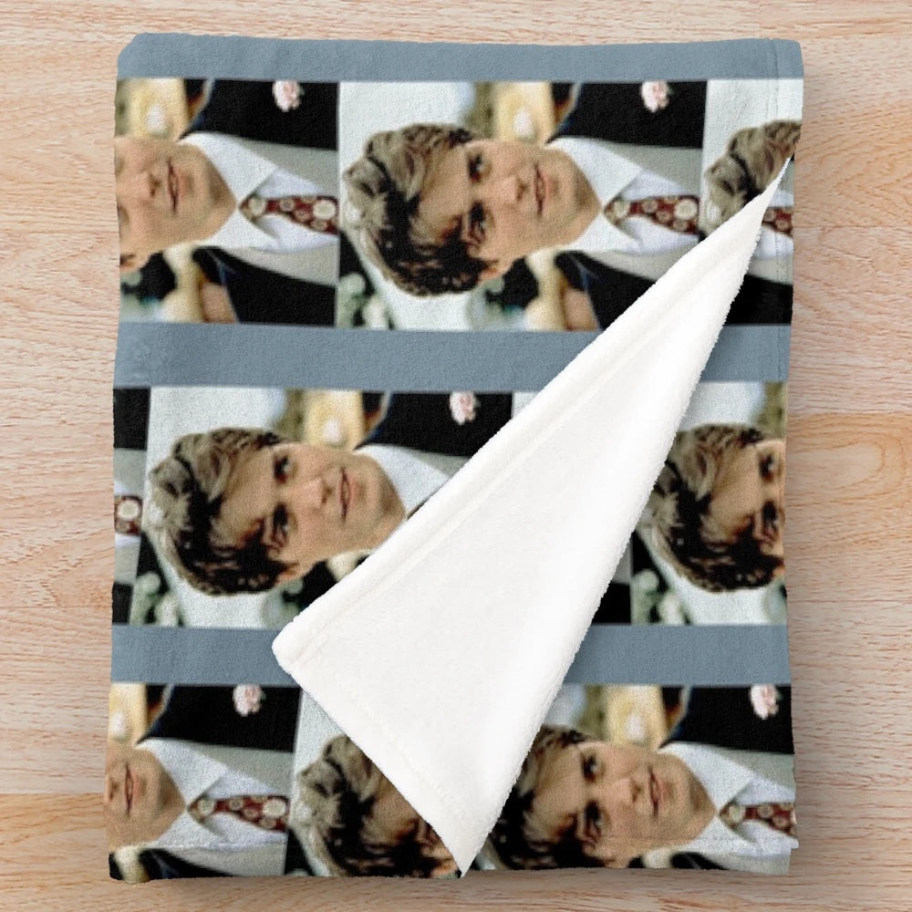 Hugh Grant-inspired plush blanket