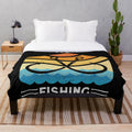 Huk Fishing Plush Blanket with Soft and Comfortable Design