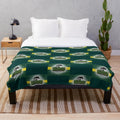Humboldt Broncos inspired plush blanket