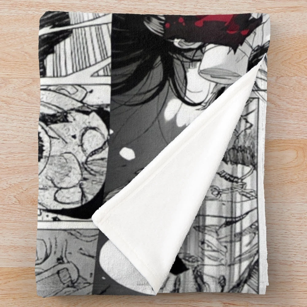 Hyakkimaru Plush Blanket - Soft and Comfortable Anime Inspired Decor