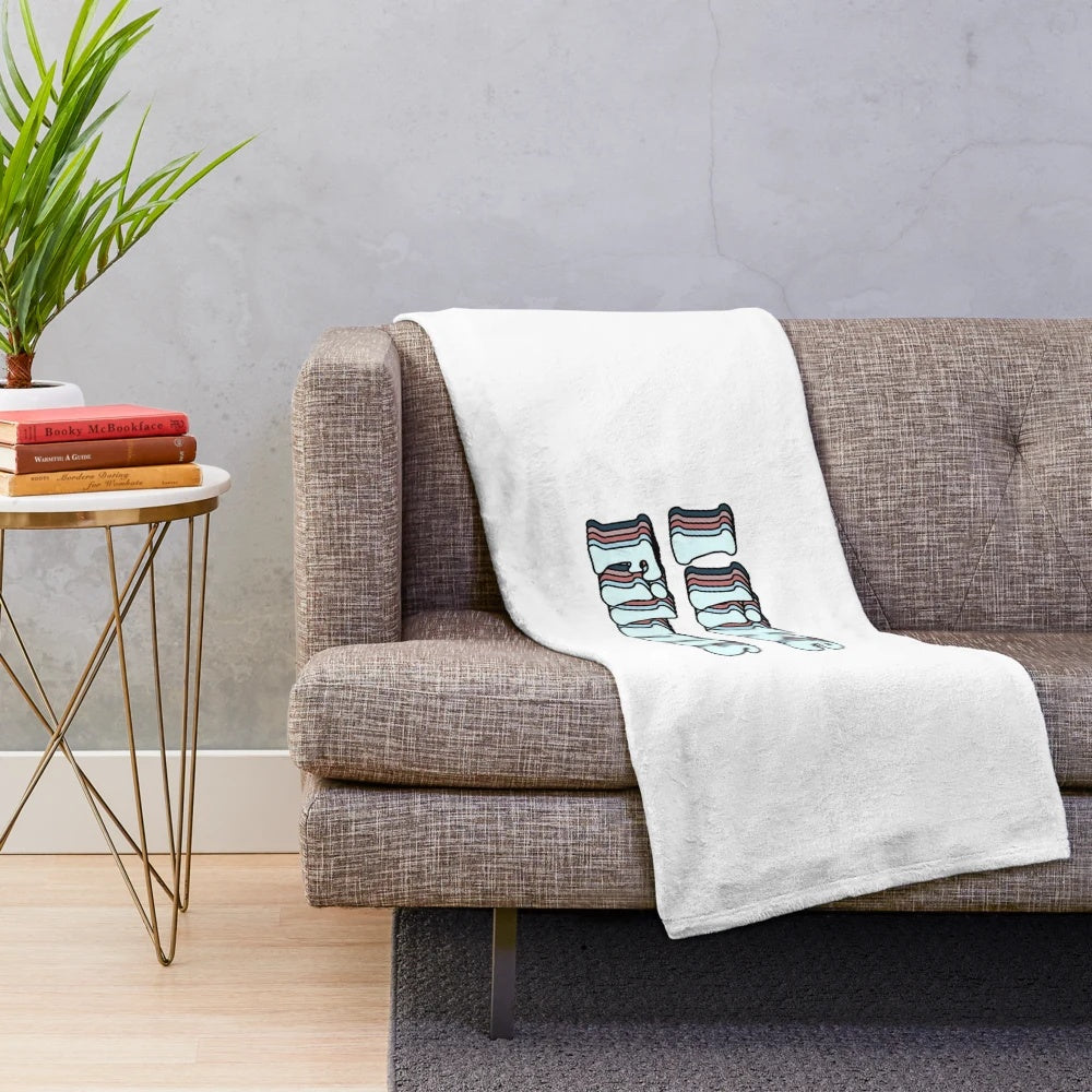 I Like Films" Plush Blanket for Movie Lovers and Cinema Enthusiasts