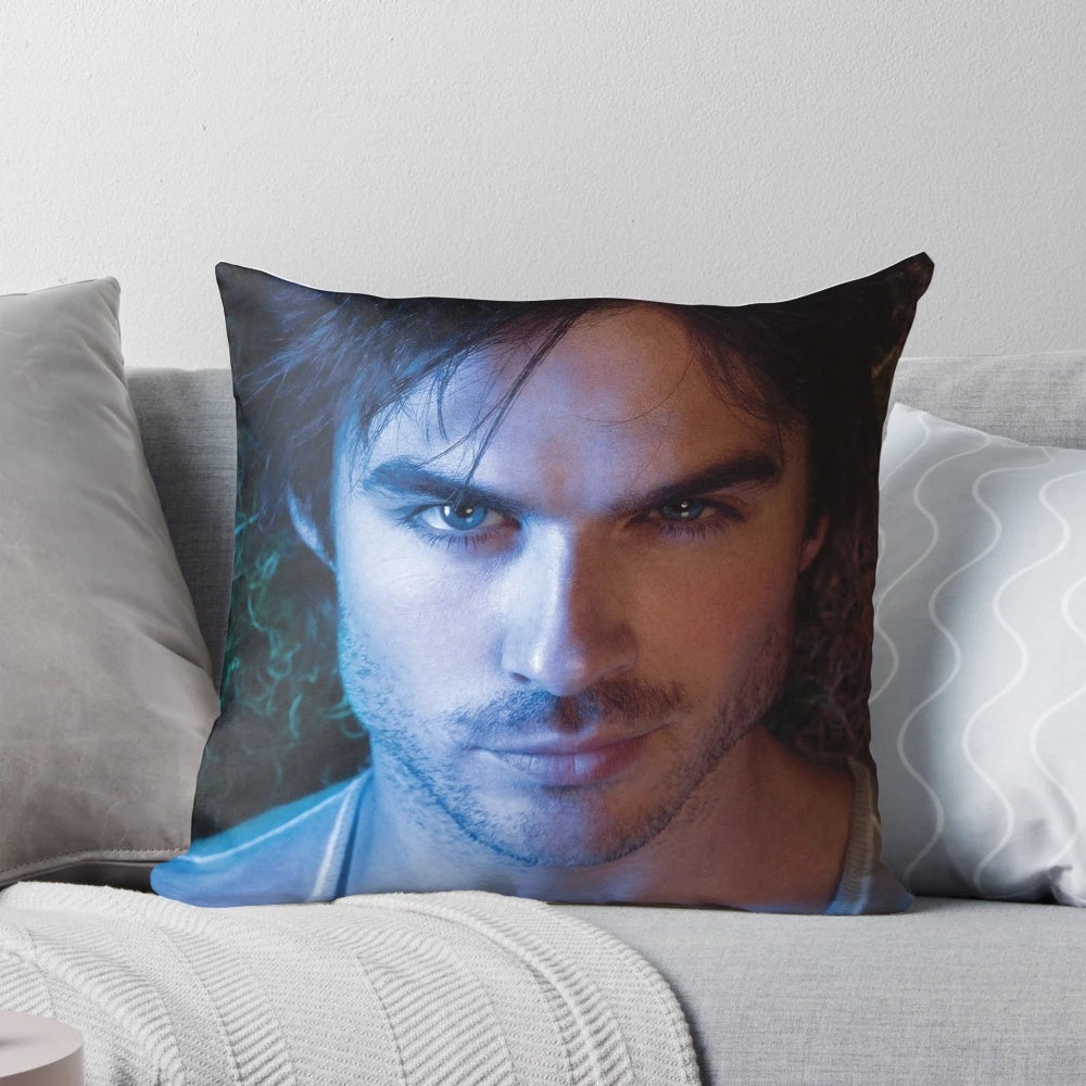 Ian Somerhalder Celebrity Pillow - Soft and Comfortable Home Decor