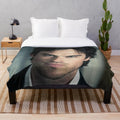 Ian Somerhalder inspired plush blanket