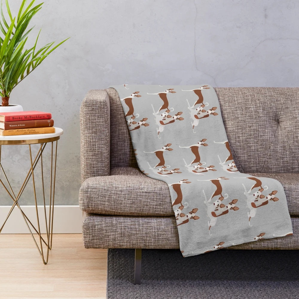 Ibizan Hound dog breed plush blanket