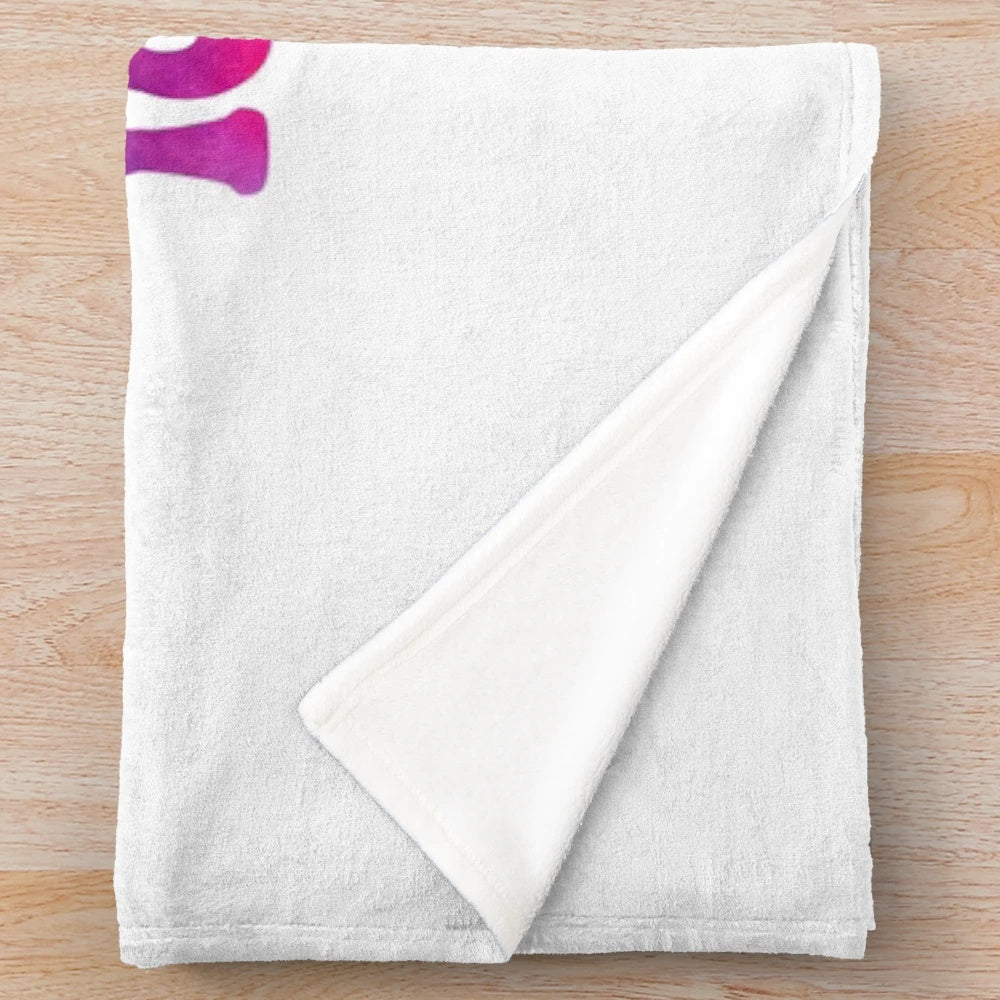 Iced coffee plush blanket for music lovers and office workers