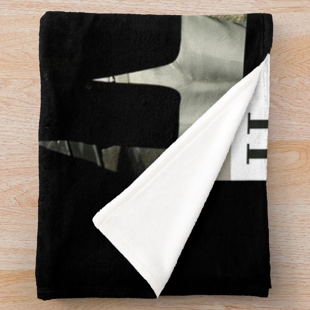 Il Divo-inspired plush blanket with music icons