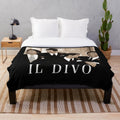 Il Divo inspired plush blanket featuring the group's greatest hits album covers