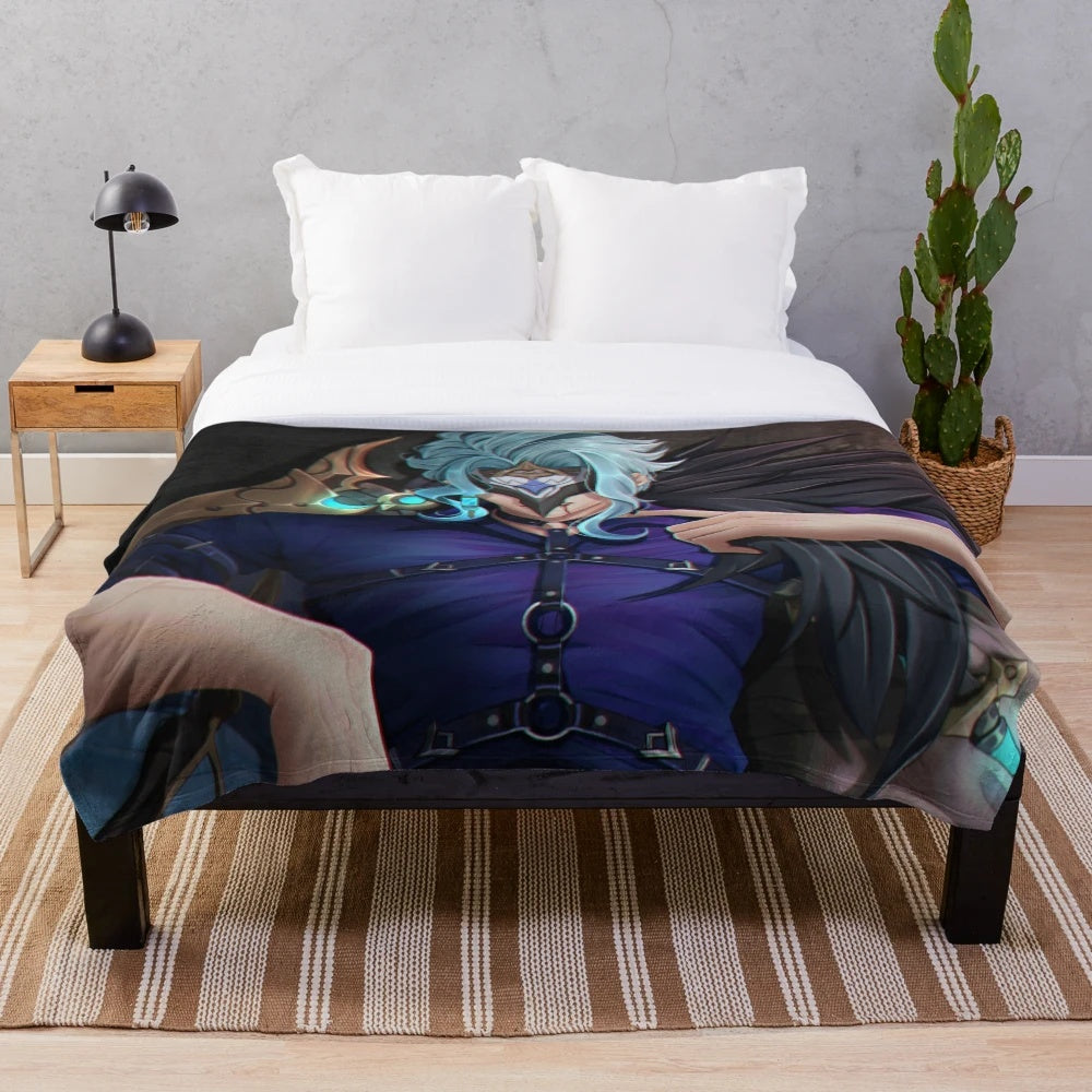 il dottore plush blanket from Genshin Impact