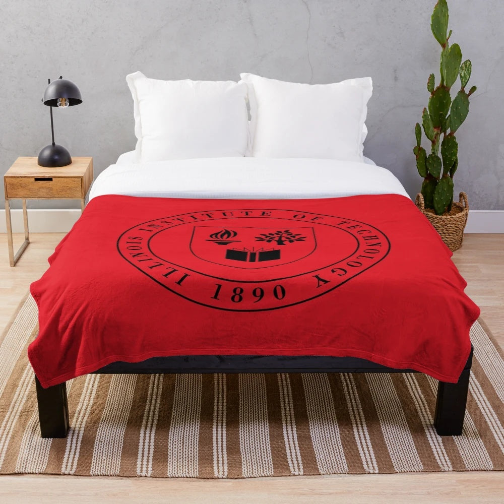 Illinois Institute of Technology College Plush Blanket