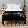 Soft and cozy plush blanket featuring a "I'm Not Shouting" quote from the classic Clue movie