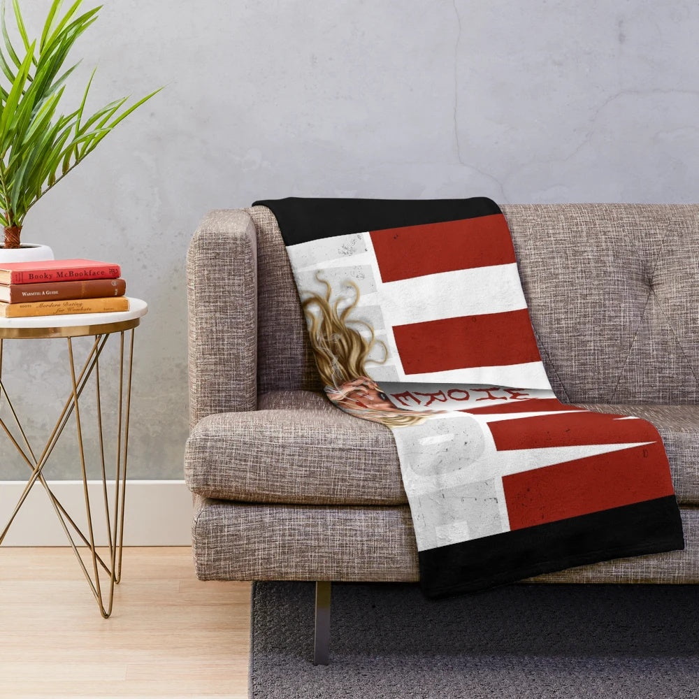 In This Moment inspired plush blanket with band logo and album artwork