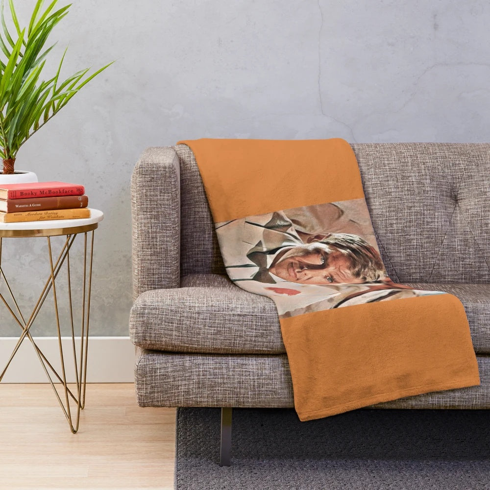 Harrison Ford as Indiana Jones plush blanket