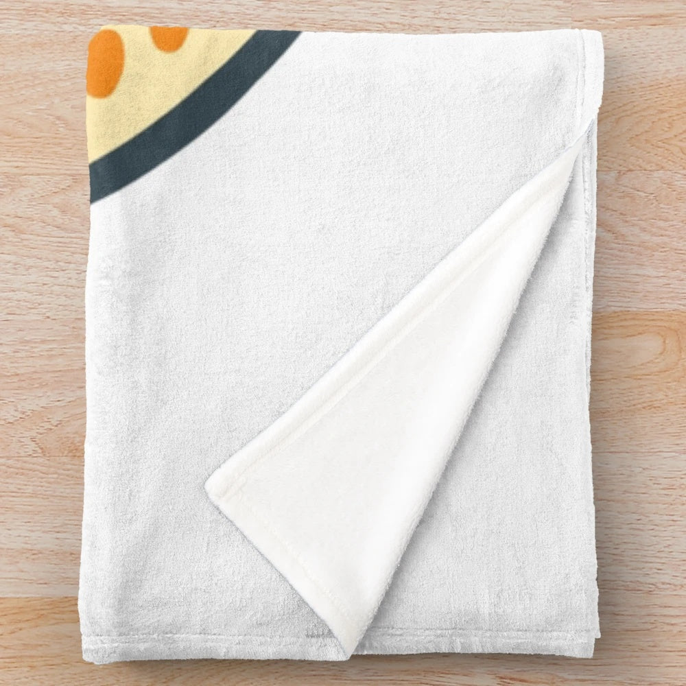 The Band Camino inspired plush blanket featuring indie music motifs