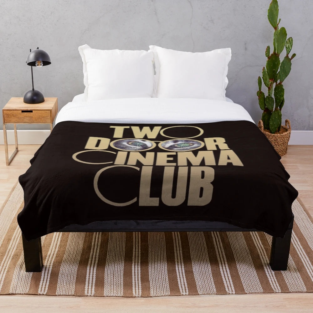 Two Door Cinema Club Inspired Plush Blanket