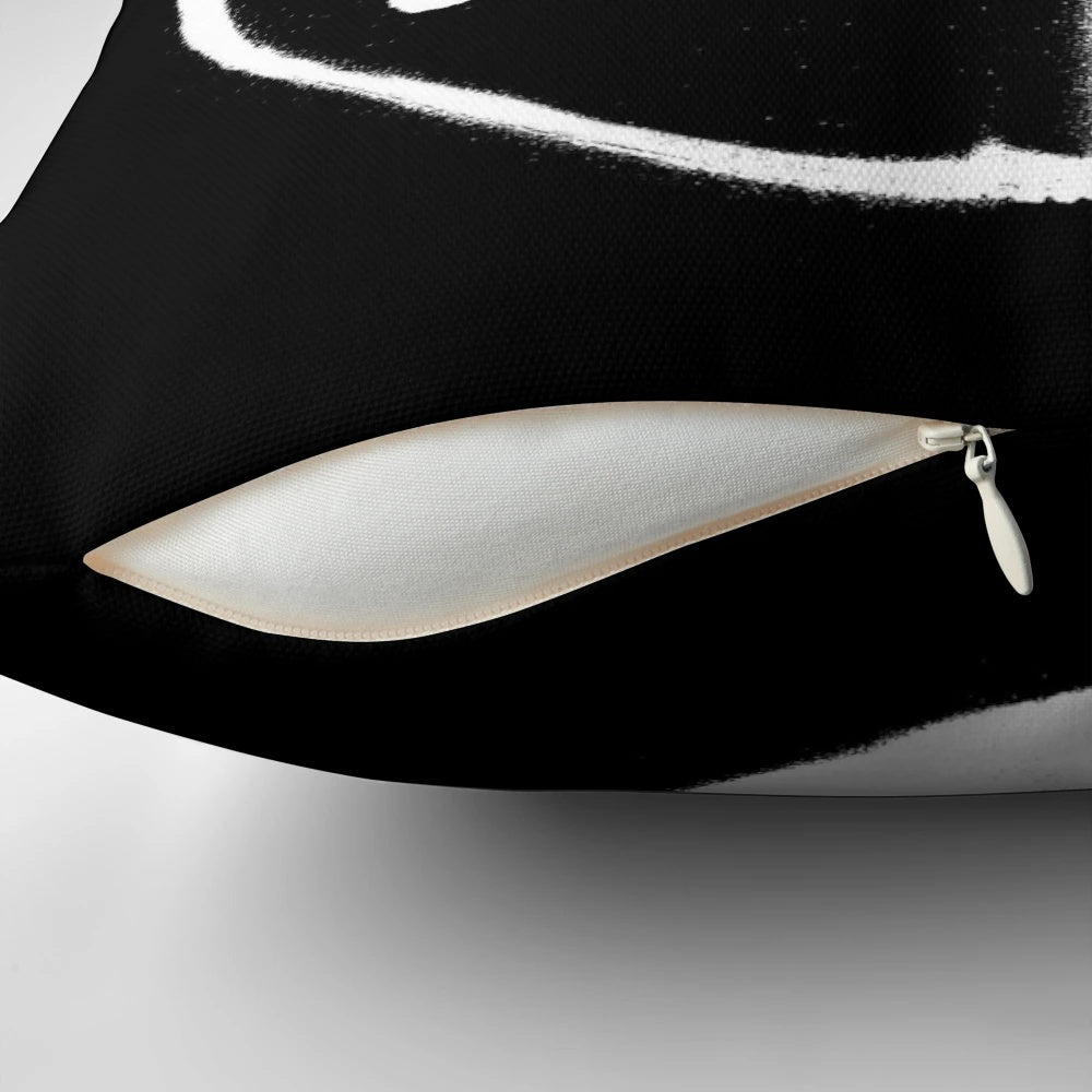 Indrajegel Fall Pillow with a design featuring a music-loving boy
