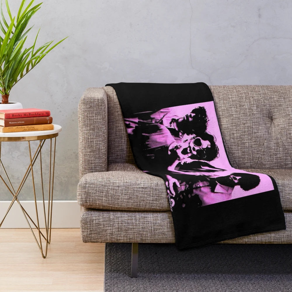Inhaler band inspired plush blanket with focus on indie pop music