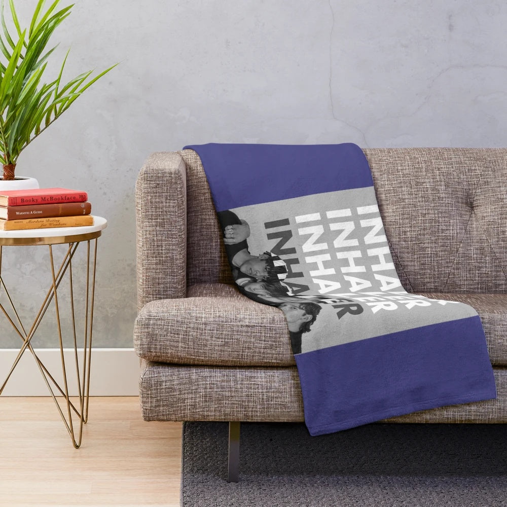 Inhaler band plush blanket featuring the Irish indie music group