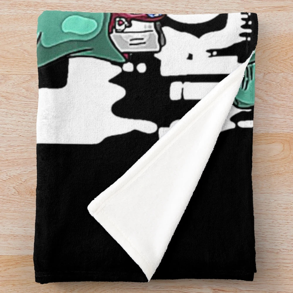 Injection themed plush blanket