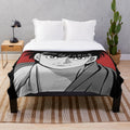 Ippo-inspired plush blanket with soft, comfortable design for anime and manga fans