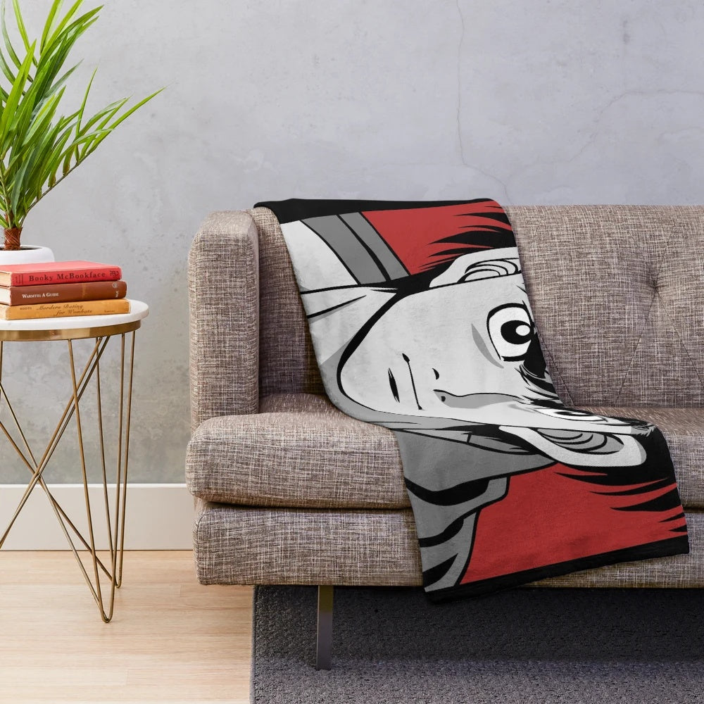 Ippo-inspired plush blanket with soft, comfortable design for anime and manga fans