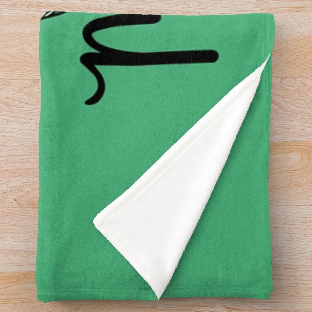 Irish mermaid plush blanket with soft, cozy material
