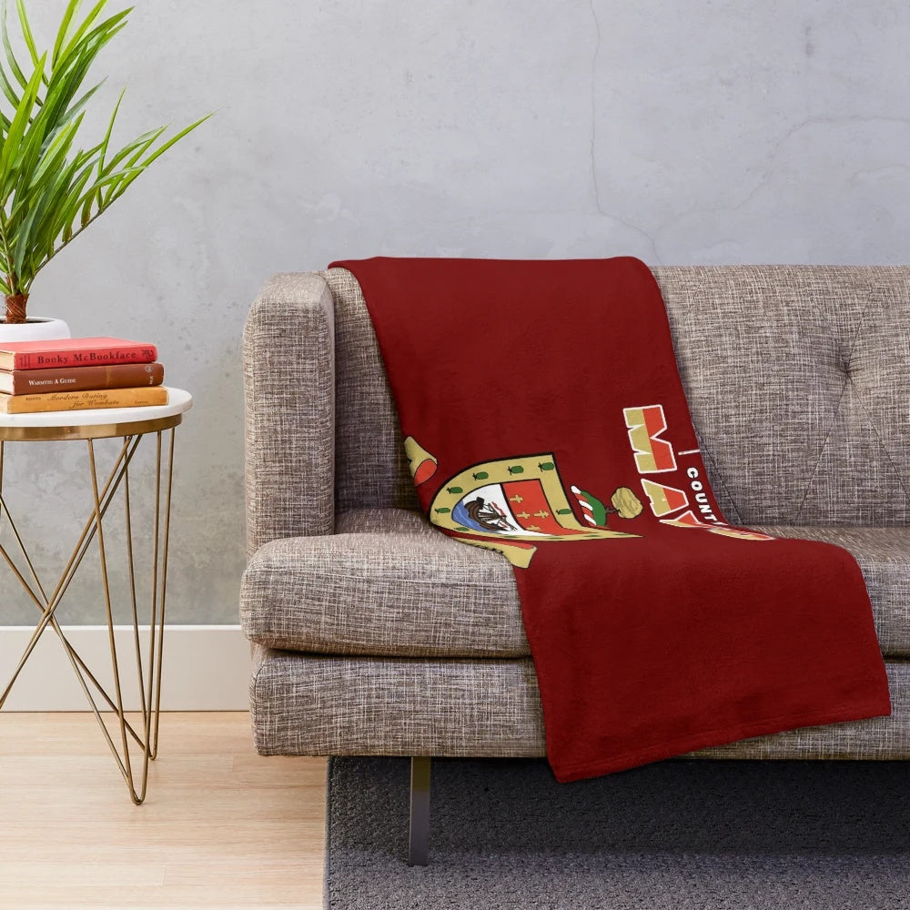 County Mayo, Ireland Crest Plush Blanket
